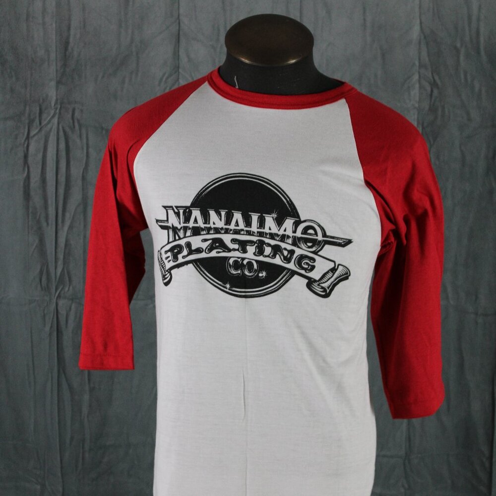 Vintage Graphic T-shirt Nanaimo Plating 3/4 Sleeve - Men's Large